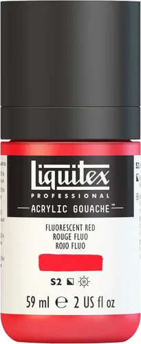 Miniatura 47 de Liquitex Professional - Gouache acrílico profesional, botella de 2 onzas (59 ml), blanco titanio