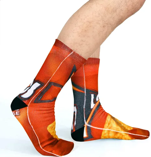 Miniatura 2 de Calcetines divertidos y locos para hombre, unisex, novedosos, estampados en 3D, calcetines de tubo de baloncesto, regalos de Navidad