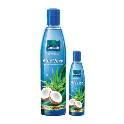 Miniatura 8 de Parachute Advansed Aceite de coco enriquecido con aloe vera para cabello fuerte, suave y sedoso, nutrición profunda y acondicionamiento, todo tipo