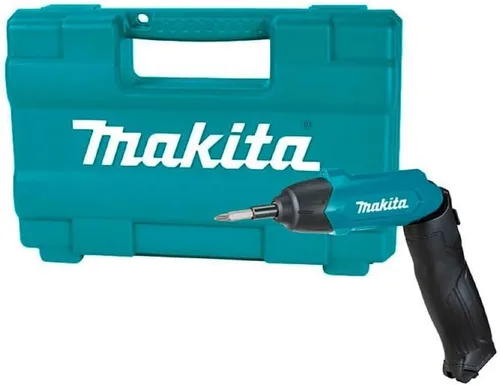 Makita DF001DW 3.6V taladro de iones de litio, kit de destornillador hexagonal de 1/4", verde azulado, 3.6V