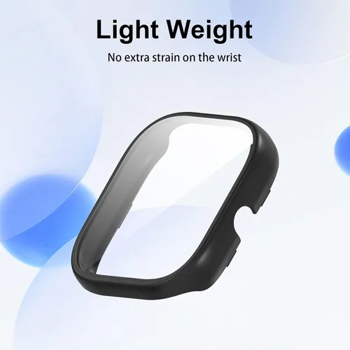 Miniatura 5 de Protector de pantalla para Amazfit GTS 4 Mini Smartwatch, paquete de 2 protectores de policarbonato duro, carcasa completa, accesorios para GTS 4