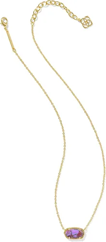 Miniatura 168 de Kendra Scott - Collar Elisa con dije para mujer, joyería de moda, chapado en oro de 14 quilates