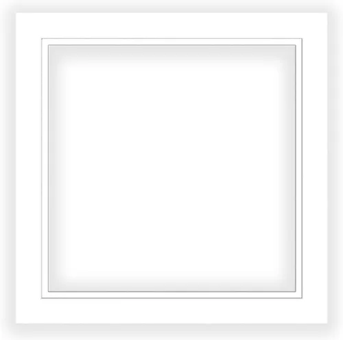 Miniatura 6 de Poster Palooza Borde con corte biselado de 5x7 para fotos de 4x6 - Borde para fotos precortado blanco sobre blanco de doble borde para marcos de 5 x
