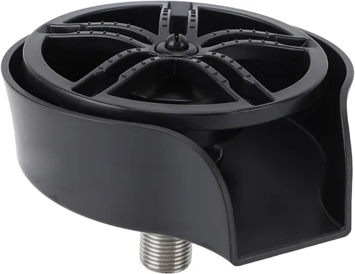 Enjuagadora automática de vidrio para fregadero de cocina, lavadora de vasos de acero inoxidable con rosca G1/2, rociador montado en fregadero para