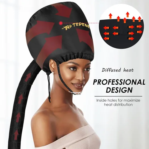 Miniatura 4 de TEPENAR Accesorio para secador de pelo, grande, negro, mejorado, suave, ajustable para secador de pelo de mano, secado rápido, ideal para el cuidado