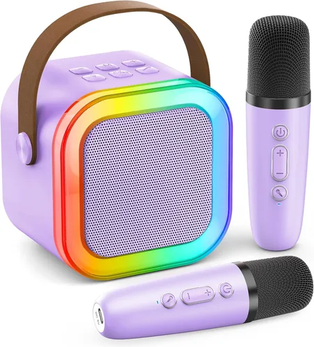 Miniatura 9 de Mini máquina de karaoke para niños y adultos, los mejores regalos de cumpleaños de 2026 para niñas y niños de 3, 4, 5, 6, 7, 8 años, juguetes