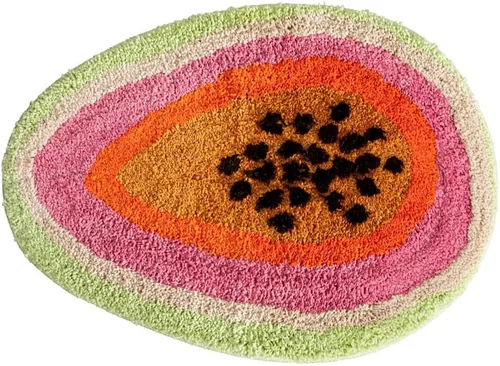 Miniatura 10 de ZSCYD-yingda1992 Alfombra de baño con forma de vaca lechera, animales en forma de caja de leche, antideslizante, bonita alfombra de baño