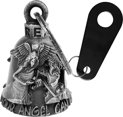 Miniatura 16 de Dream Apparel Campana de motocicleta Guardian Angel Drive Away Gremlin, campana de motociclista para hombres y mujeres, regalo de buena suerte