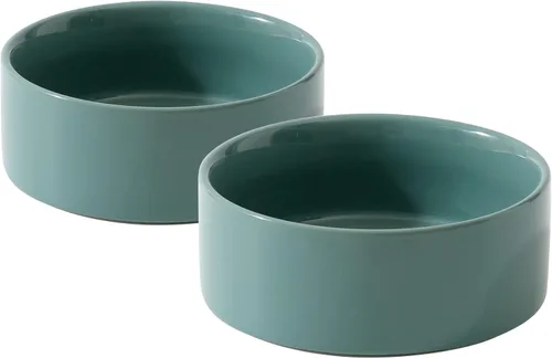 Miniatura 10 de Havniva - Cuenco de cerámica elevado para comida y agua de gatos, cuenco para gatitos, plato elevado para gatos, alimentador para mascotas
