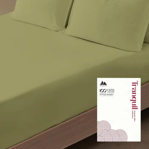 Miniatura 23 de Mayfair Linen - Sábana bajera ajustable de 100 % algodón egipcio de 800 hilos, tamaño Twin, con bolsillo profundo de 16 pulgadas, satén duradero