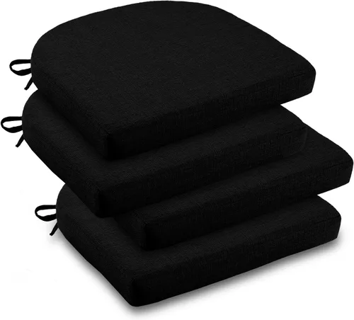 Miniatura 38 de downluxe Cojines para sillas de interior para sillas de comedor, almohadillas de espuma texturizadas suaves y cómodas para sillas de cocina