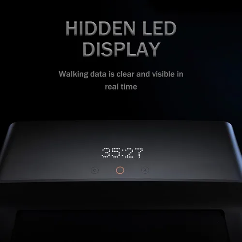 Miniatura 3 de Caminadora con almohadilla para caminar para el hogar, pequeña, portátil, plegable, debajo del escritorio, con control remoto, pantalla LED, máquina