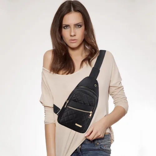 Miniatura 7 de Banelu Mochila Pequeño Bolso Bandolera para Mujeres de Moda, Bolso Pequeño de Cadera de Cruz Mochila de Senderismo de Viaje
