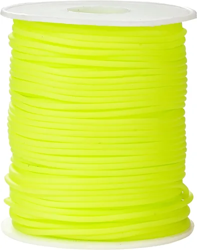 Miniatura 26 de Cable de tubo hueco de goma de 54 yardas, tubo de 0.079 pulgadas, cable de barbero para tejer con agujero de 0.039 pulgadas (0.039 in), protector