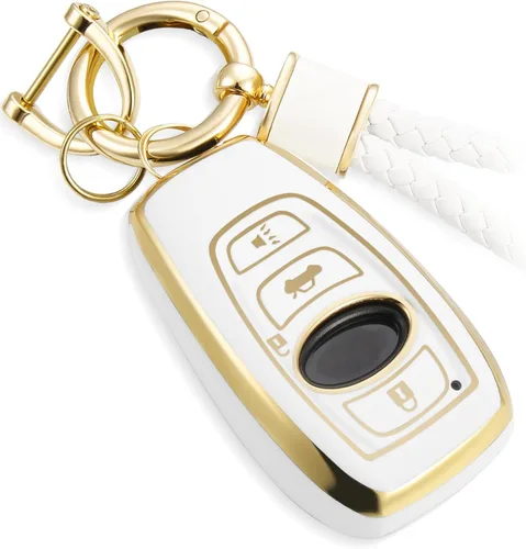 Miniatura 42 de para Cadillac - Funda para llavero con cuerda trenzada metálica, funda suave mejorada para 2020 en adelante CT4 CT5 CT6 XTS XT4 XT5 ATS, etc.