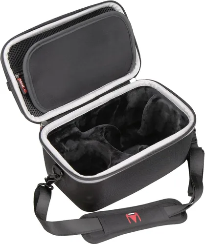 Miniatura 3 de Mchoi Funda para cámara compatible con Canon EOS Rebel T7/T8i/T5/R50/R100 y lente de 0.709-2.165 in, bolsa de almacenamiento de viaje EVA DSLR a