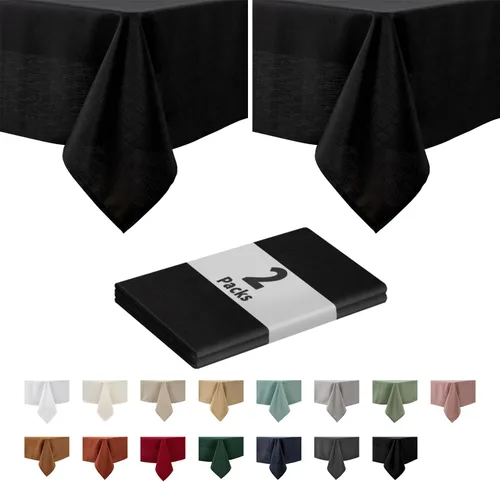 Miniatura 52 de maxmill - Mantel cuadrado de textura sluby, resistente a las manchas, impermeable, resistente a las arrugas, mantel de tela lavable suave, mantel
