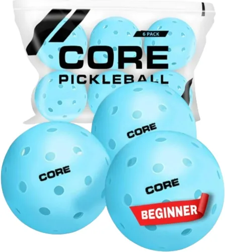 CORE Pickleball: PRO-40 | Bolas de pickleball para exteriores - Tamaño de regulación, duraderas - Aprobadas por torneos USAPA y marca oficial - Copa