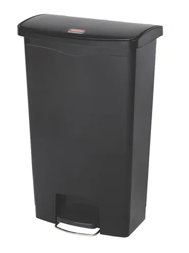 Miniatura 17 de Rubbermaid Commercial Products - Bote de basura Streamline Slim con pedal Papelera de plástico, 4 galones (15 litros), color rojo, con manos