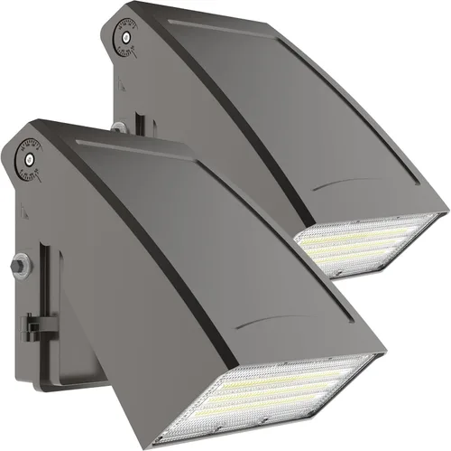 Miniatura 9 de HYPERLITE Paquete de Pared LED 40W: 5000K ETL Listado con Fotocélula de Anochecer al Amanecer Iluminación de Seguridad Comercial - Luz de Pared