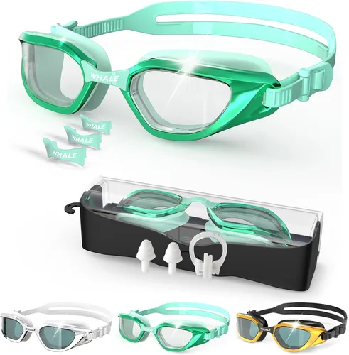 Miniatura 8 de Whale Gafas de natación para adultos, antiempañamiento, cómodas, polarizantes, para adultos, unisex