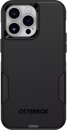 Miniatura 3 de OtterBox iPhone 14 Pro Max (Solo) - Estuche de la Serie Commuter - Negro - Delgado y Resistente - Apto para Bolsillo - con Protección de Puertos