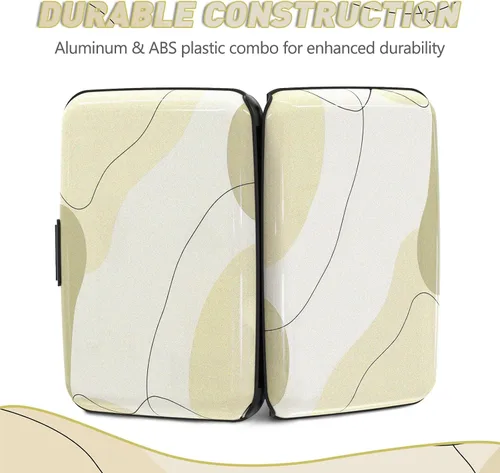 Miniatura 5 de ToLuLu Portador de Tarjetas de Crédito, Mini Billetera Pequeña de Aluminio RFID para Tarjetas, Estuche Delgado de Metal para Tarjetas