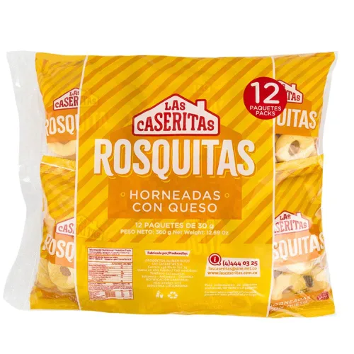 Miniatura 2 de Rosquitas colombianas (paquete de 24) Donas hinchadas Bocadillos hechos de queso para los amantes de la merienda colombiana Snack mecato colombiano