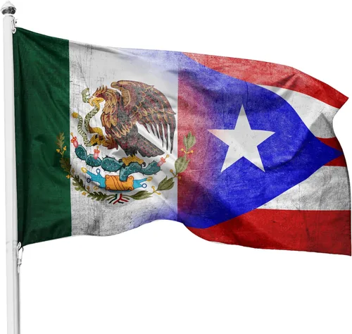 Miniatura 11 de Bandera de México El Salvador - 3x5 pies de nailon, uso en exteriores e interiores