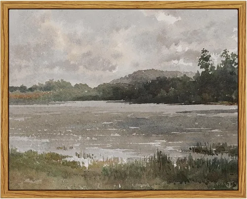 Miniatura 12 de VIYYIEA Arte de Pared en Lienzo Enmarcado Decoración del Hogar, Decoración de Granja Valles Ondulantes bajo Cielos Despejados Pintura de Pared