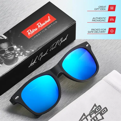 Miniatura 264 de Retro Rewind Lentes de sol para niños y niñas de 3 a 12 años, inastillables, UV400, lentes de sol para niños pequeños
