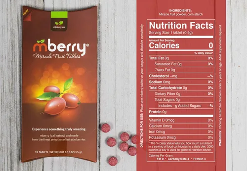 Miniatura 2 de mberry Miracle Fruit tabletas, 10