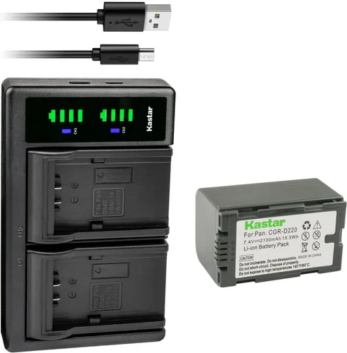 Miniatura 8 de Kastar CGR-D16S LTD2 - Cargador de batería USB compatible con Panasonic CGR-D28 CGR-D28A/1B CGR-D28R CGR-D28S CGR-D28SE/1B CGR-D320 CGR-D320A/1B