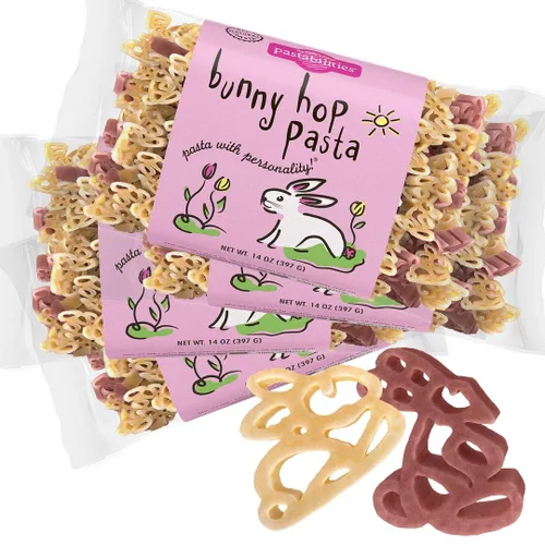 Miniatura 14 de Pastabilities Pasta con forma divertida para niños, sopa de fideos de dinosaurio, divertido dinosaurio con mezcla de sopa temática animal, pasta