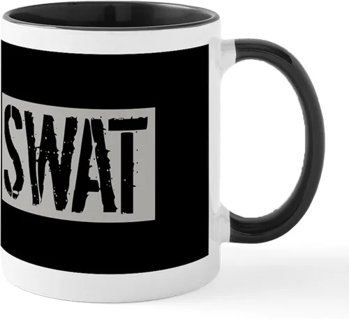 Miniatura 18 de CafePress Taza de café de cerámica de 11 oz (11.0 fl oz) de Police Mom