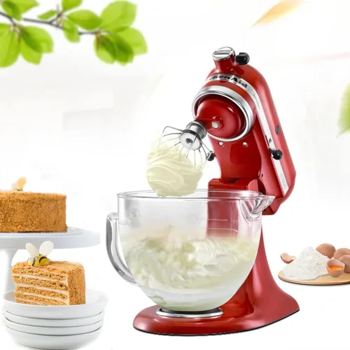 Miniatura 7 de Tazón de Vidrio para Mezclador de Pie con Cabeza Inclinable, 5 QT, Compatible con Kitchenaid Artisan 5KSM125, 5KSM150, 5KSM175, 5KSM7580, KSM150
