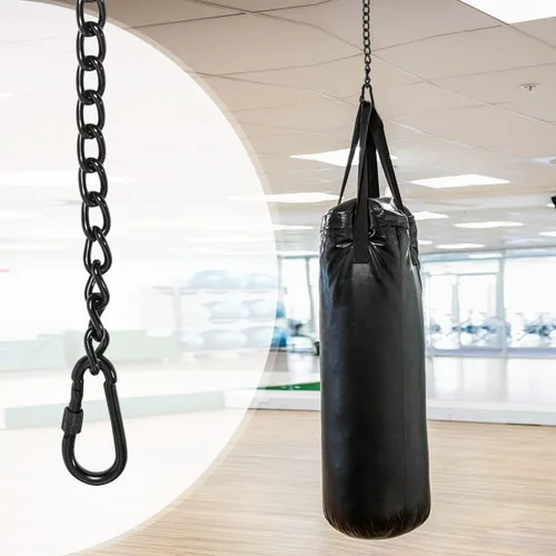 Miniatura 5 de Cadena para silla colgante, cadena para saco de boxeo con dos mosquetones, paquete de 2