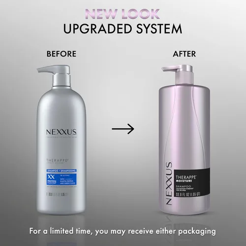 Miniatura 3 de Champú hidratante Nexxus Therappe Ultimate Moisture para cabello seco libre de siliconas, hidratante ProteinFusion con proteína de elastina y caviar