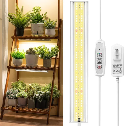 Miniatura 9 de FOXGARDEN Tira de luz de cultivo para plantas de interior, lámpara brillante de 192 LED de espectro completo con temporizador de encendido/apagado