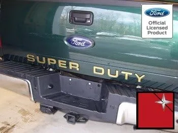 Miniatura 12 de 2008-2016 Insertos de letras para portón trasero (calcomanías delgadas) de reemplazo para Ford F250 F350 F450 Super Duty (2008-2016) Bandera