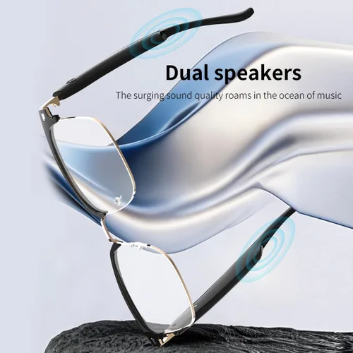 Miniatura 6 de Lentes inteligentes de audio Bluetooth, lentes de sol fotocromáticos para hombres y mujeres, micrófono y altavoces con sonido de oído abierto