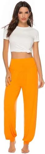 Miniatura 18 de Pantalones de algodón modal para mujer de AvaCostume, pantalones suaves para practicar yoga o deportes.