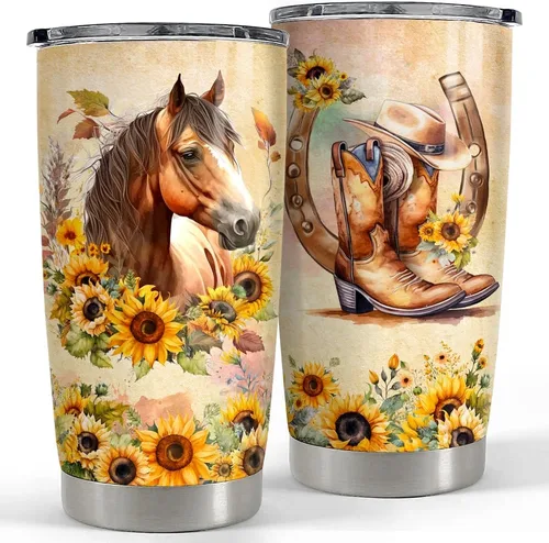 Miniatura 28 de SANDJEST Vaso Térmico para Parejas de 20oz Regalos para Esposa Esposo Calavera Parejas Vasos Térmicos de Acero Inoxidable Taza de Viaje para Café