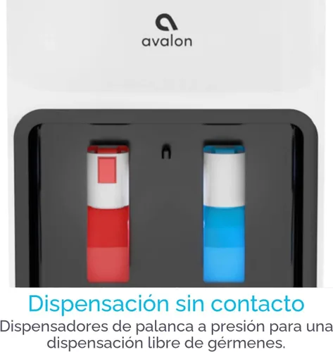 Miniatura 5 de Avalon despachador/refrigerador de agua con carga superior – Agua fría y caliente, con seguridad para niños, diseño innovador. Capacidad