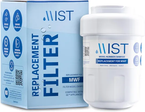 MIST MWF Filtro de agua de repuesto para GE, filtro de agua para refrigerador compatible con MWFP, MWFA, GWF, HWF, Smart Water, WFC1201, Kenmore