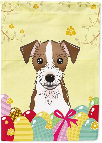 Miniatura 18 de Caroline's Treasures BB1920CHF - Bandera de caza de huevos de Pascua con diseño de bulldog francés, para casa, gran porche, para colgar en la pared