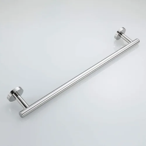 Miniatura 9 de USHOWER Barra de toalla cromada pulida, toallero de 18 pulgadas para montaje en pared de baño, varilla de toalla de acero inoxidable SUS304 Cromo