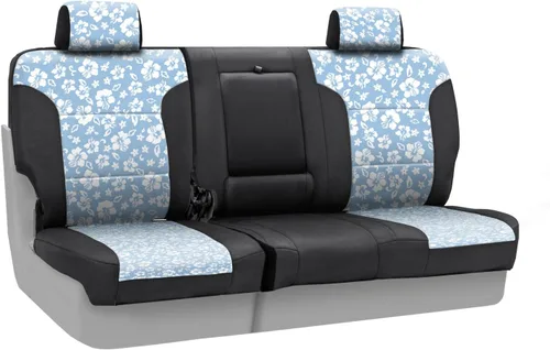 Miniatura 22 de Coverking Custom Fit Center 50/50 - Funda de asiento de cubo para modelos seleccionados Chevrolet Suburban 1500/2500, neopreno (negro)