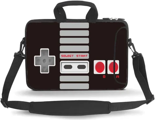 Bolsa de mensajero de 14, 15, 15.4 y 15.6 pulgadas, funda de transporte con asa para accesorios, para portátiles de 14 a 15 pulgadas, cuadernos,