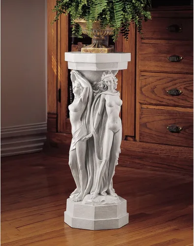 Miniatura 6 de Design Toscano. Columna con escultura de las Ménades.